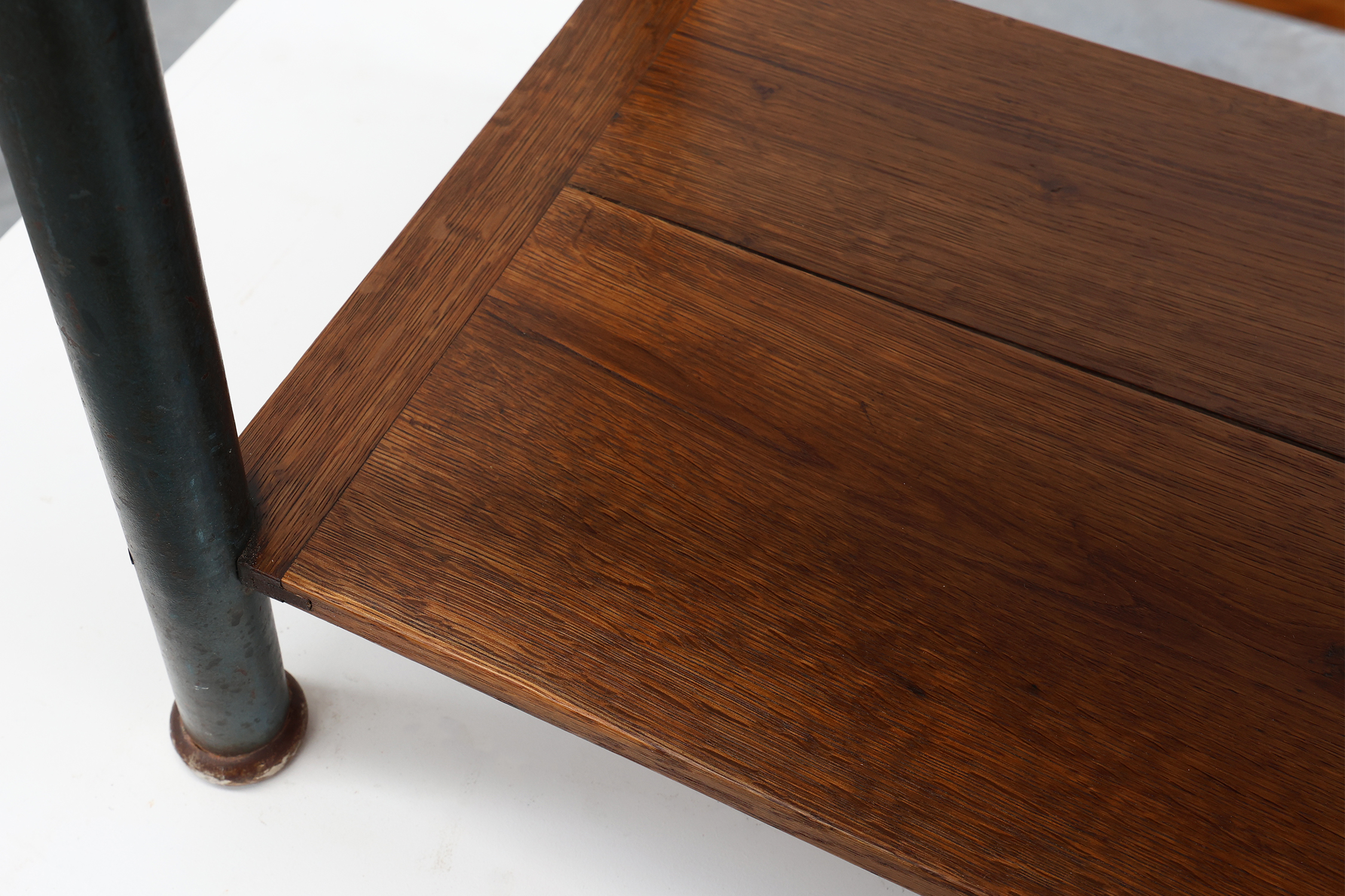 Industrial side table or nightstand in Bauhaus style, Belgium ca. 1910thumbnail